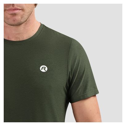 Maillot Manches Courtes De Running Rogelli Essential Vert Homme