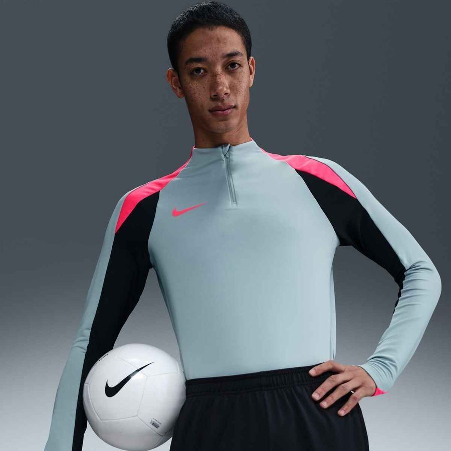 Nike Maillot d'Entraînement Dri-FIT Strike Drill - Ocean Cube/Noir/Rose