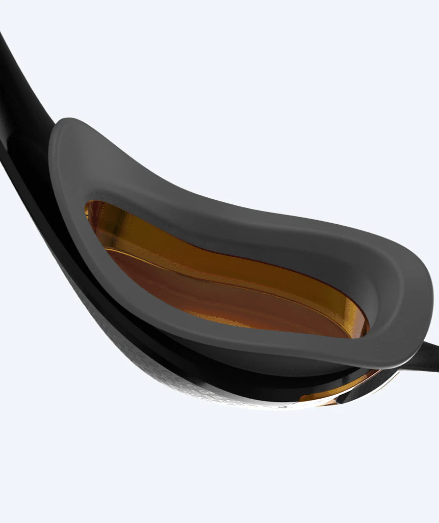 Speedo Elite svømmebriller - Fastskin Pure Focus - Sort/rød