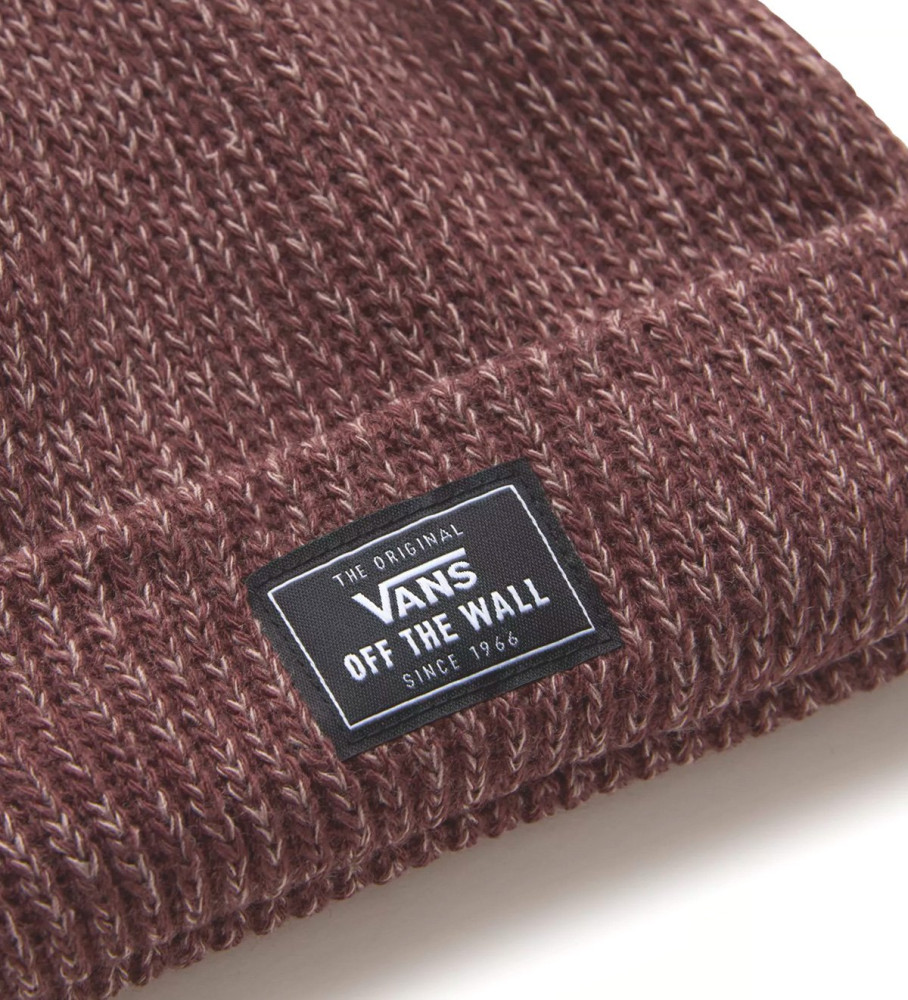 Gorro Vans Bruckner com punho marrom
