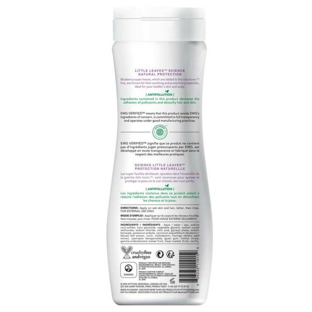Attitude Little Leaves 2-in-1 Hair and Body Wash Vanille - Pear473 ml