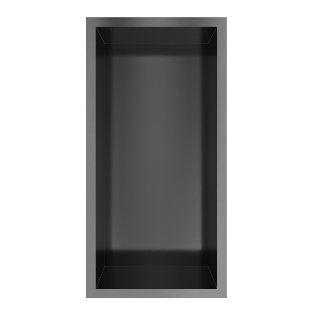 Hotbath &More inbouwnis 30x15x10cm geborsteld gunmetal PVD