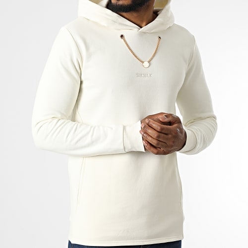 Sweat Capuche Messi Beige