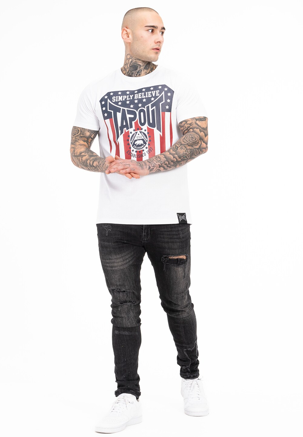 Tapout Herren T-Shirt normale Passform TAPERICANO