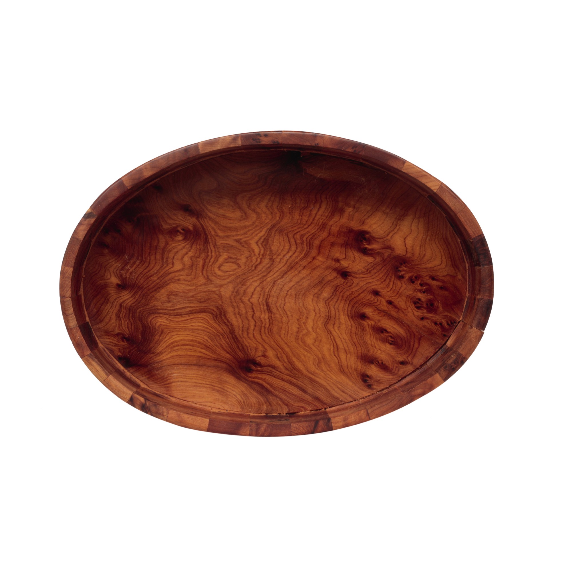 Tablett 'Thuja' M, braun, T 17 cm, B 24 cm, H 3 cm zu 11,00