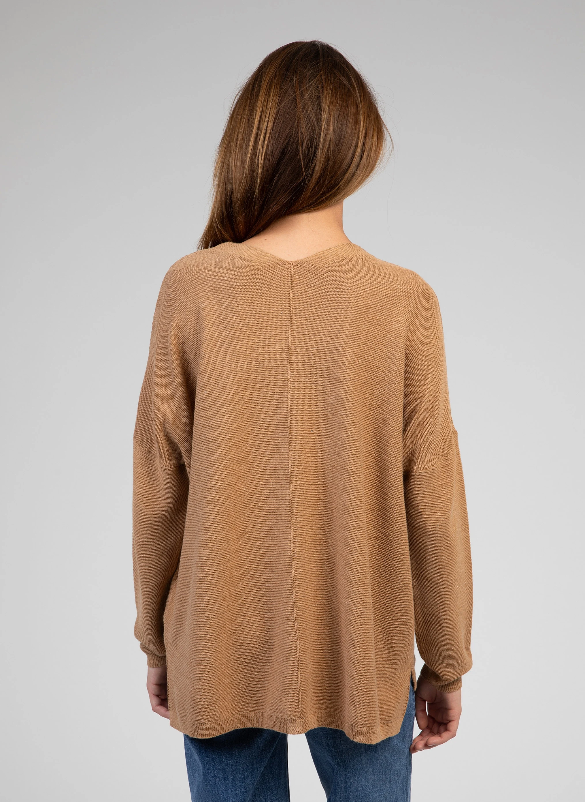 LAMAJAIC - Pull col V| Beige