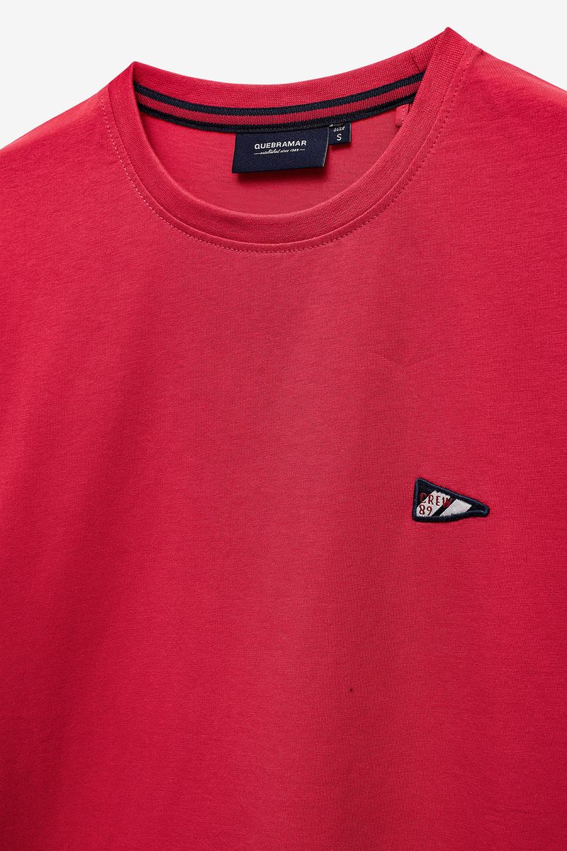 T-SHIRT COM BADGE VELA