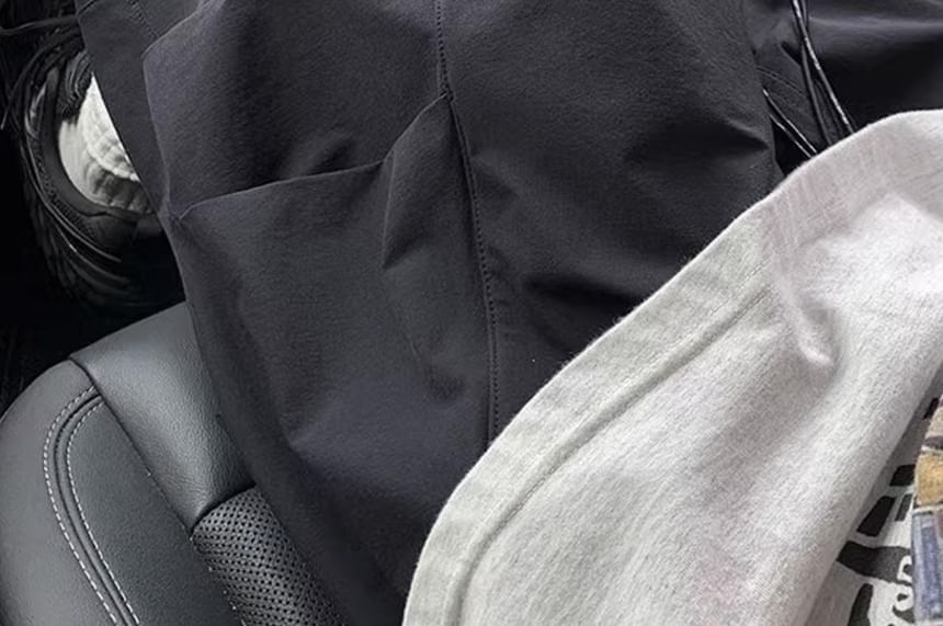 emeisa - Cargoshorts met wijde pijpen en trekkoord in de taille