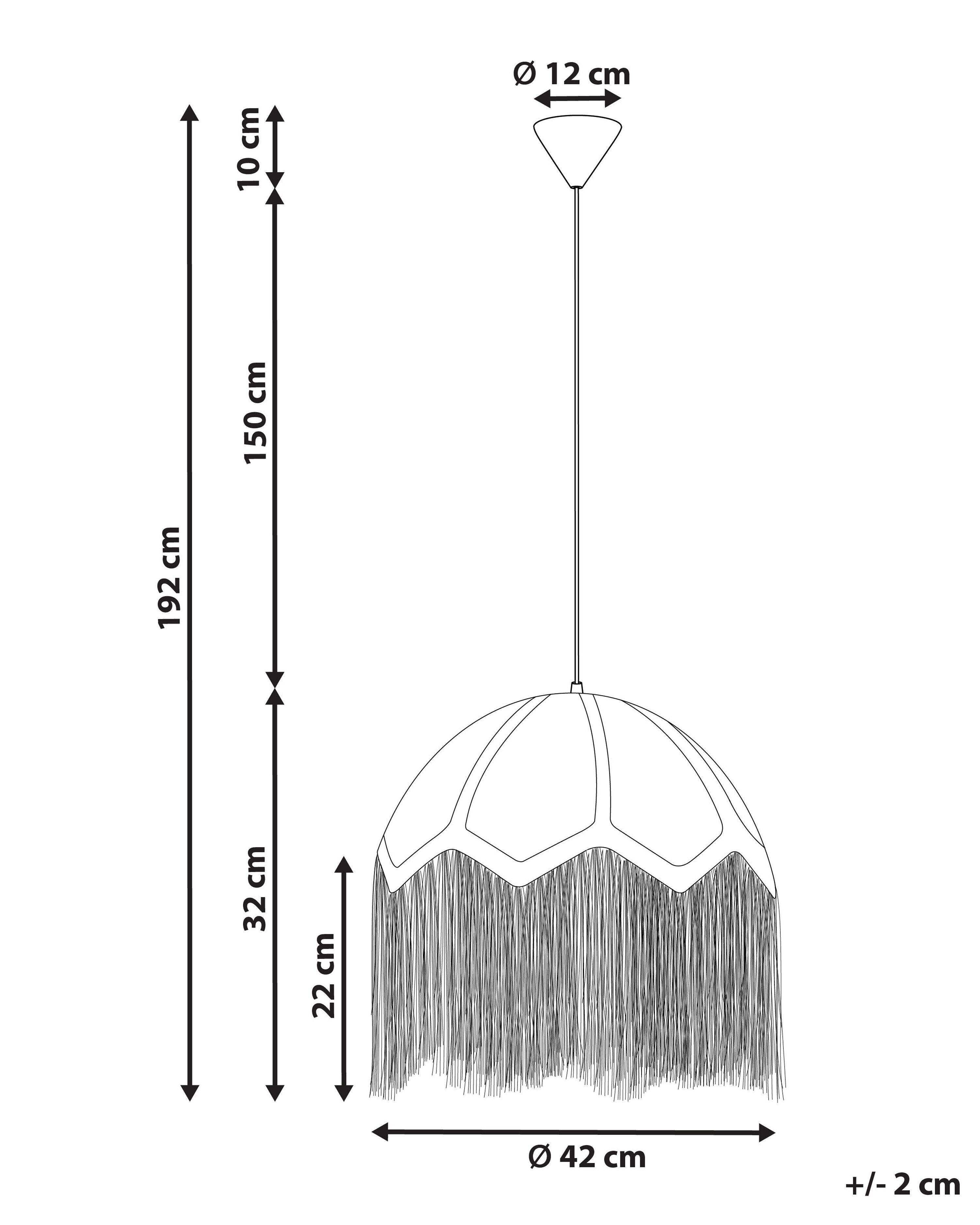Hanglamp MILAGRO Beige