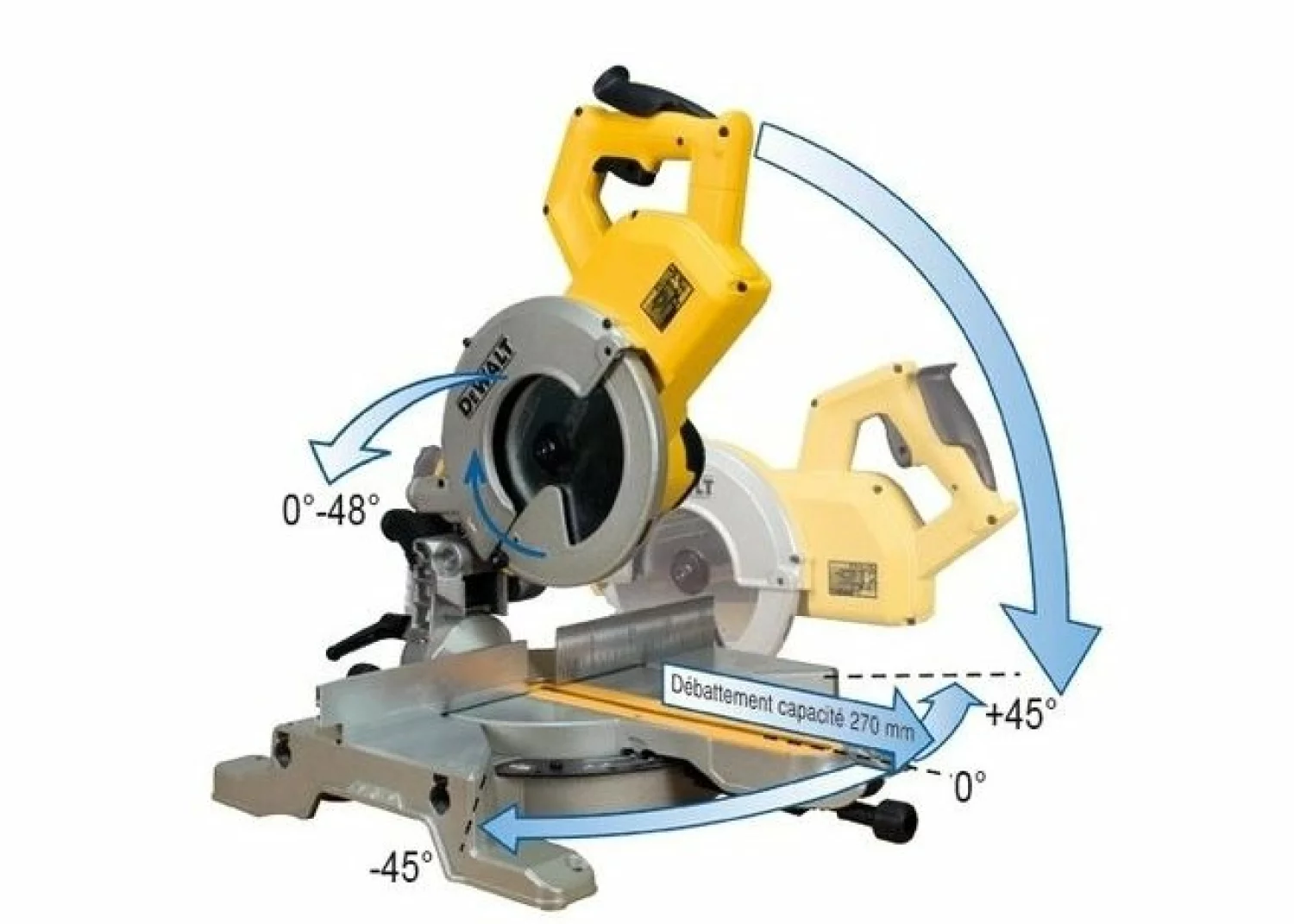 DeWALT DWS773 Afkortzaag - 1300W - 216 x 30mm