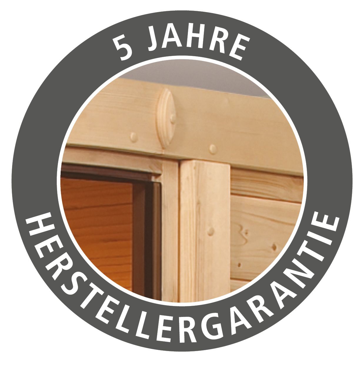 Karibu Fasssauna 1 - SET naturbelassen mit Ofen 9 kW integr. Strg., Kabel, Schindeln