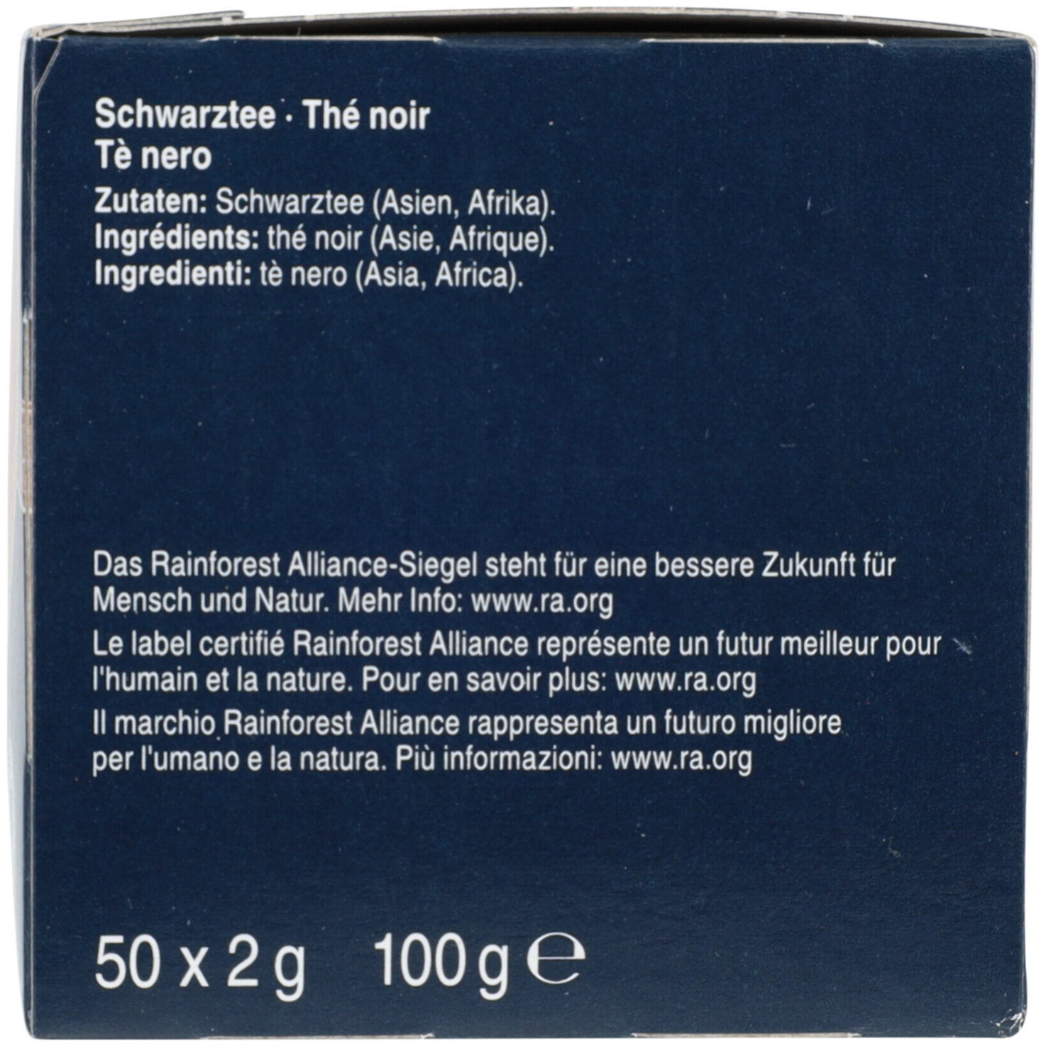 Prix Garantie Schwarztee 50 Beutel