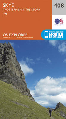 Skye - Trotternish and the Storr - OS Explorer Map 408 (Sheet map, folded)