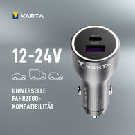 Chargeur allume-cigare 'Car Charger', 1 USB-A/1 USB-C