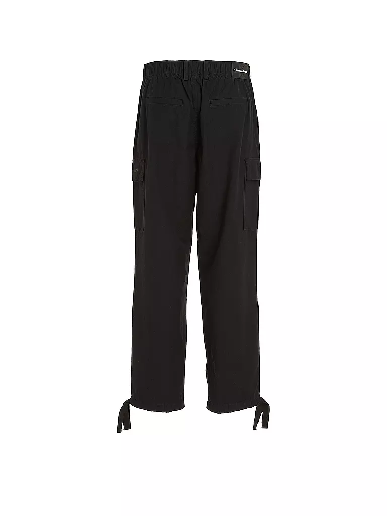 CALVIN KLEIN JEANS Cargohose schwarz