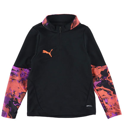 Puma Holzning Bluse - Individuell Cup - Schwarz m. Orange