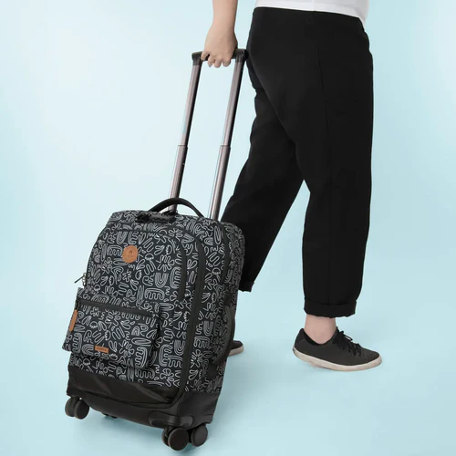 Valise souple 4 roues Small Amiens Noir