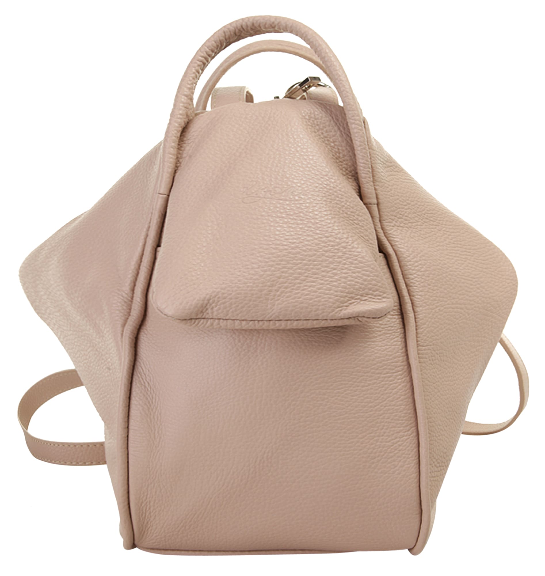 X-Zone Cityrucksack echt Leder, Made in Italy