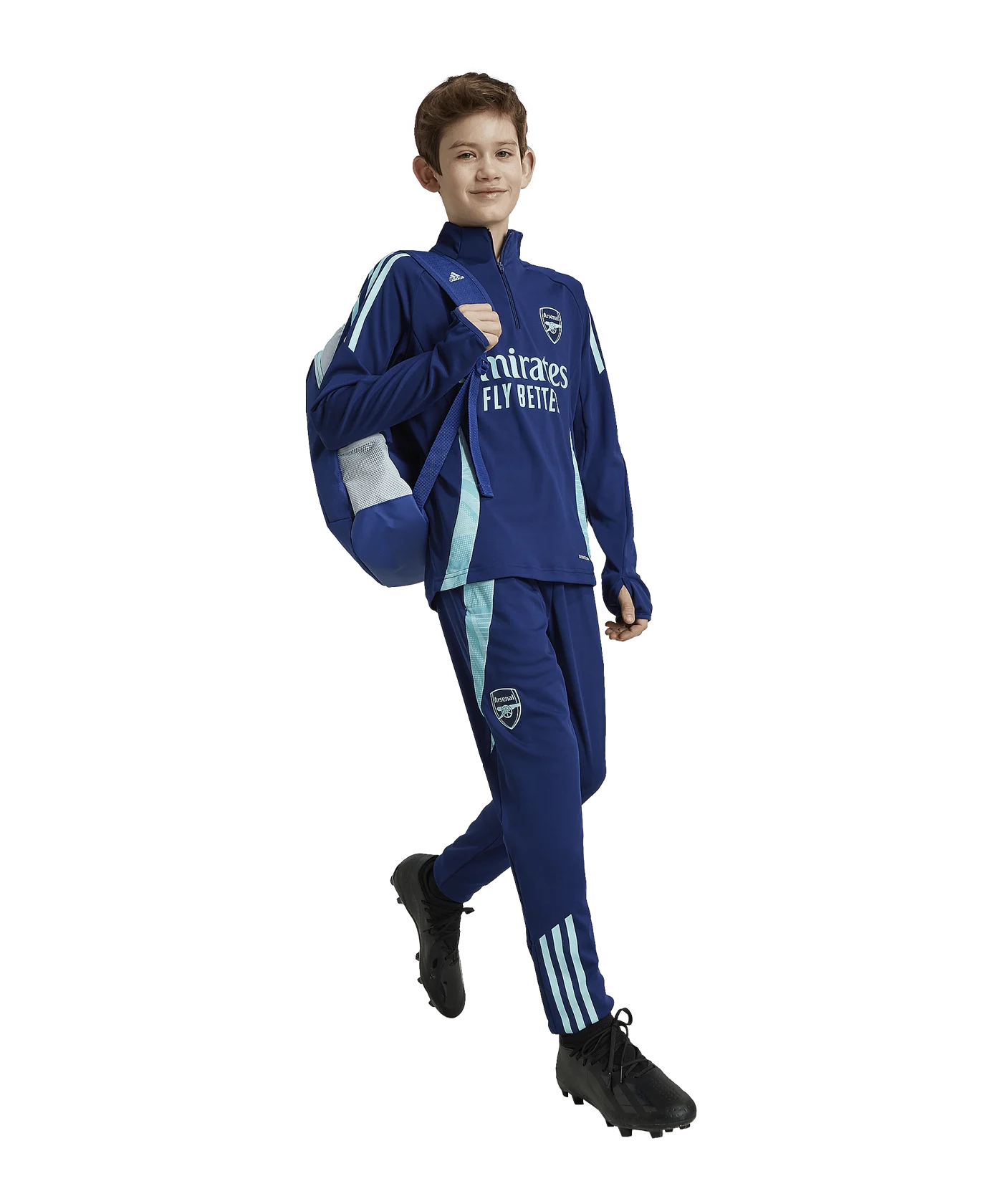 adidas FC Arsenal London Sweatshirt Kids Schwarz