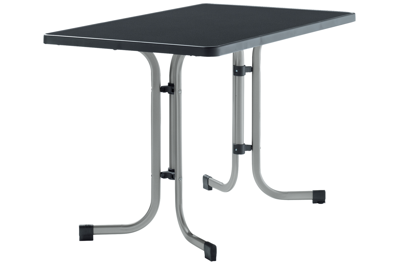Klapptisch BOULEVARD - graphit-silber - 115x70 cm