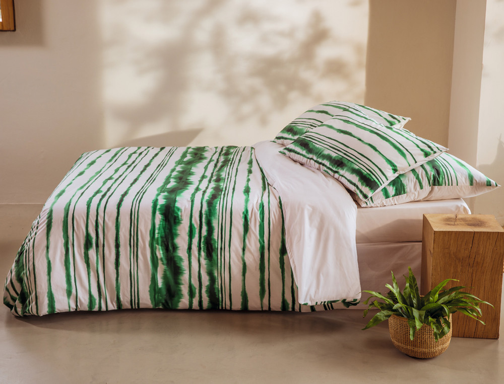 Linge de lit-Nuances de vert