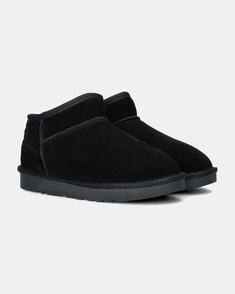 Nelson Gevoerde boots  - zwart