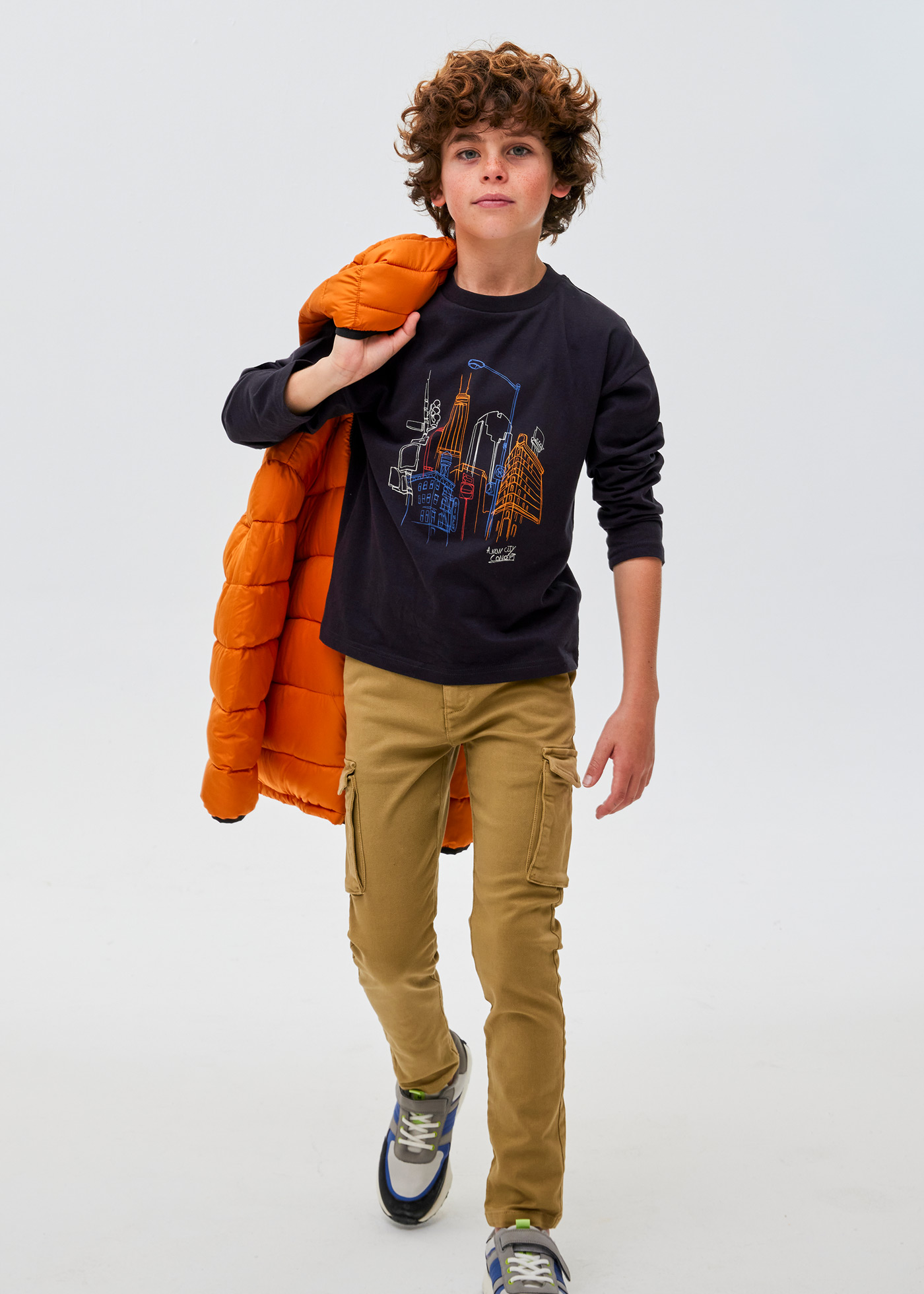 Camiseta skatista Better Cotton Fit para menino