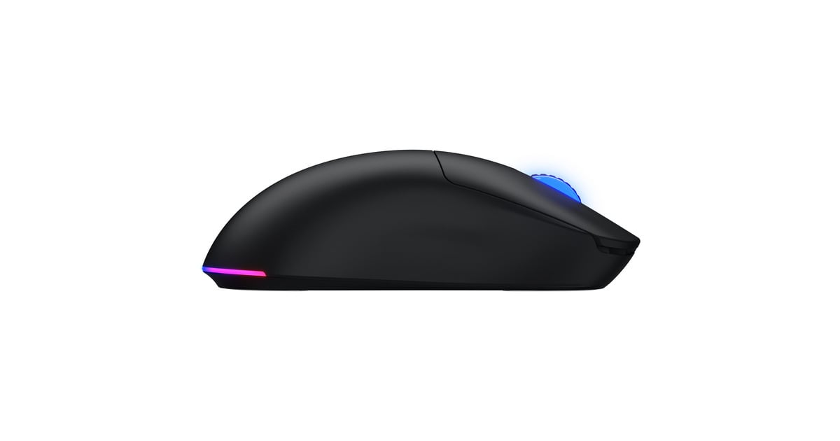 HatorQuasar 3 Wireless gaming muis  (Zwart, 400 - 12.000 DPI, RGB, 2.4GHz / Bluetooth 5.1 / USB)