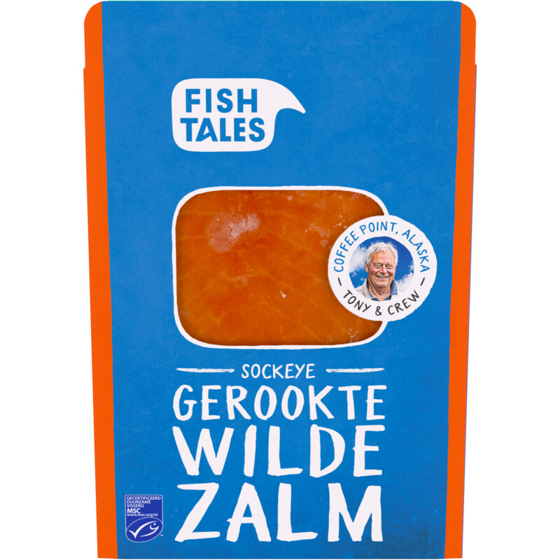 Fish Tales Sockeye gerookte wilde zalm