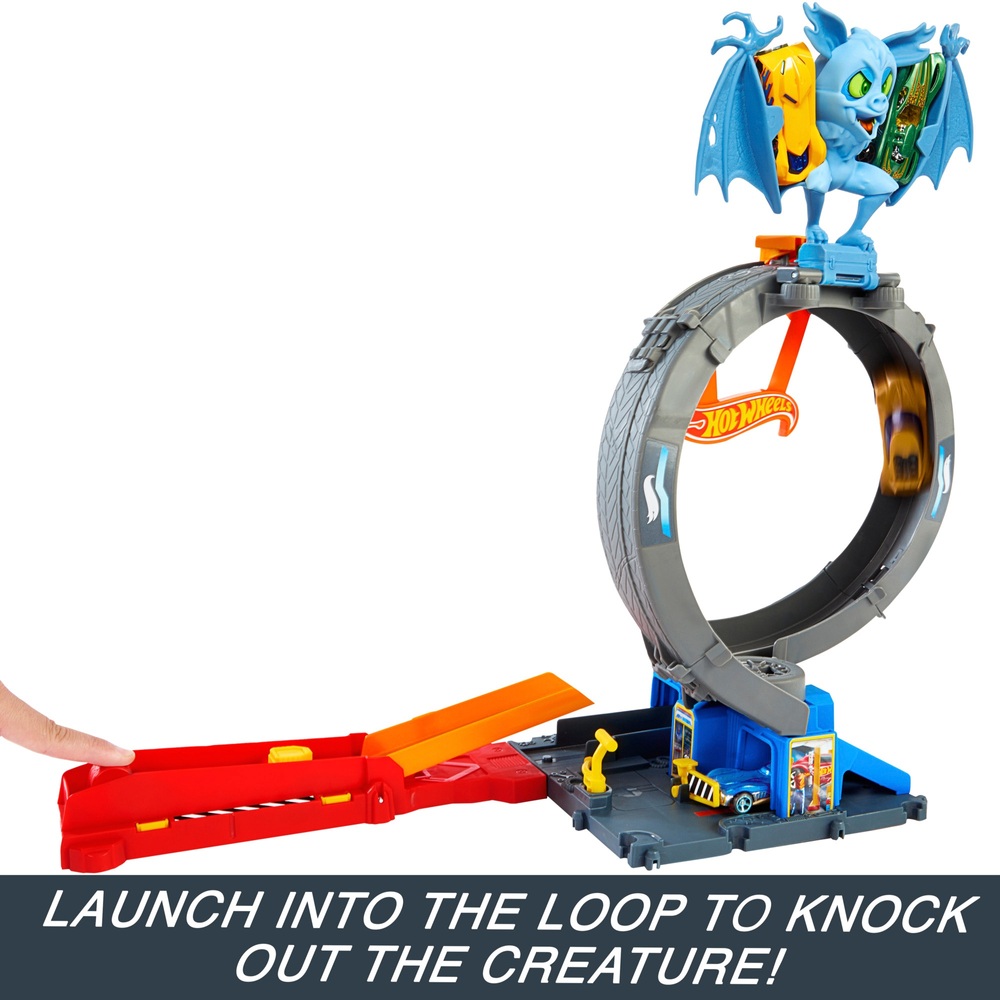 Hot Wheels City Bat Loop Attack Set