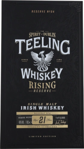 TEELING 21 YEARS RISING RESERVE WINE CASK 70CL