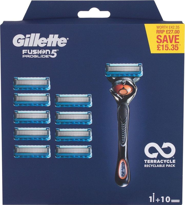 Gillette ProGlide Scheerapparaat - Vervangende Messjes 10 st - Starter Pack