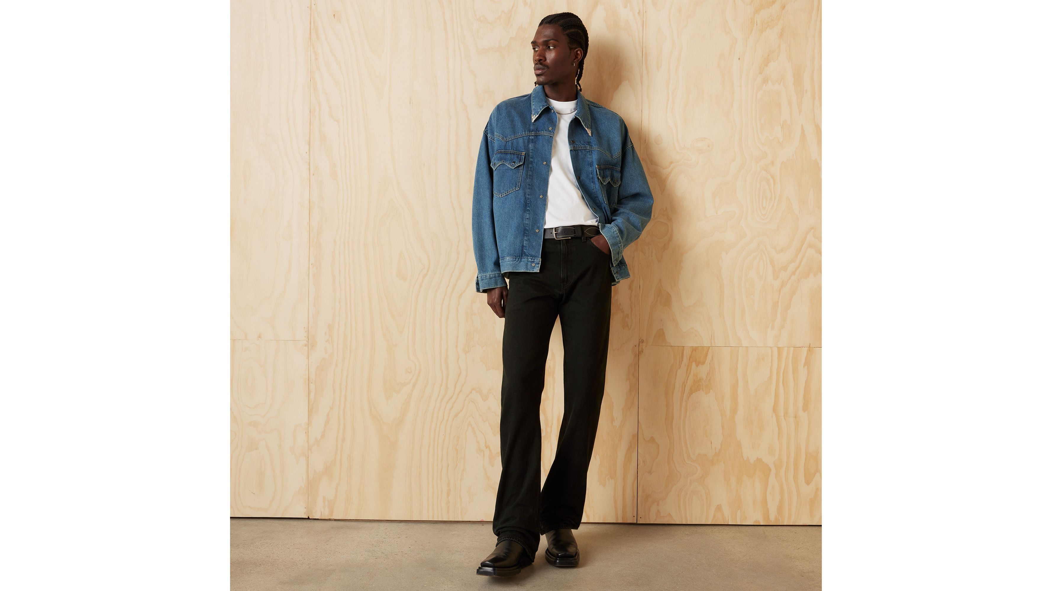 Veste Trucker Western Lightweight - This Is Familiar - Bleu