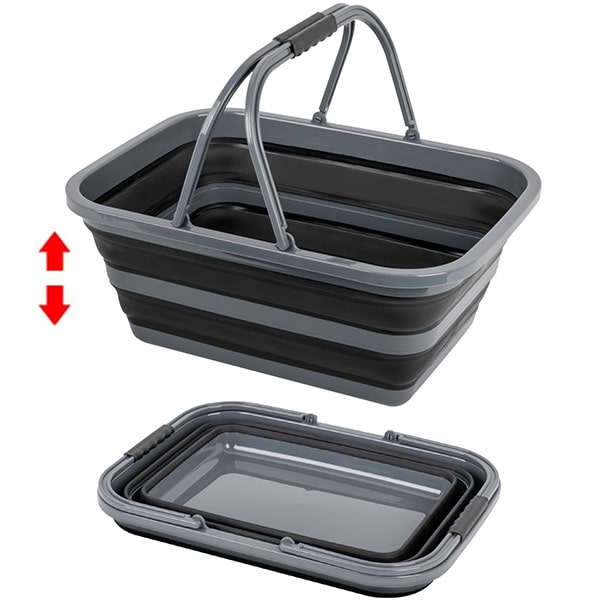 Bassine rétractable avec anse en silicone Holdall 16L BRUNNER