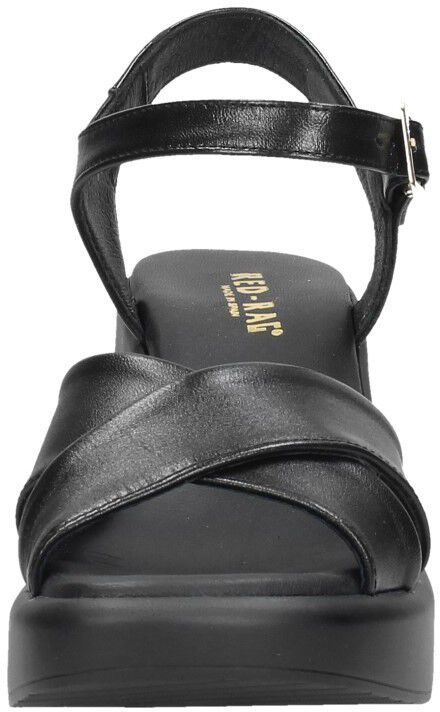 Red Rag Sandalen Hak zwart