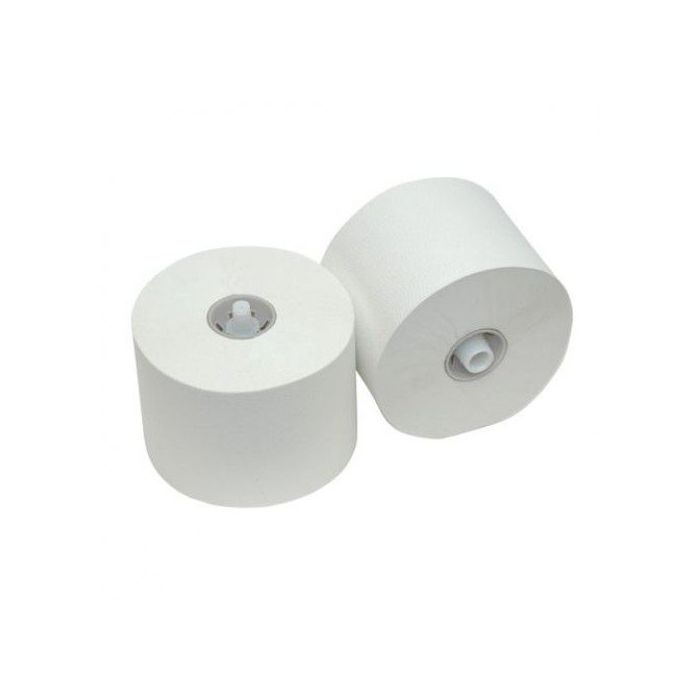 Toiletpapier 36rollen tissue dop 100m 2laags enkel geschikt voor Satino doprol dispensers (P50610BL) VERNIEUWD ZIE ART 256010