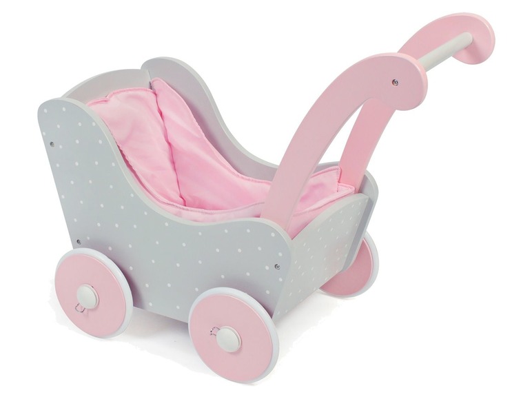 Houten poppenwagen