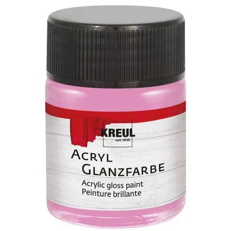KREUL Acryl Glanzfarbe Rosé 50 ml
