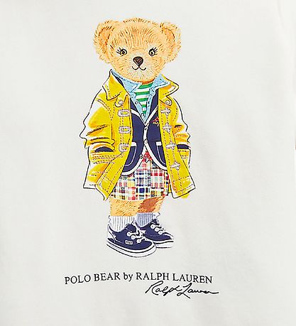 Polo Ralph Lauren H?ttetr?je - Watch Hill - Hvid m. Bamse