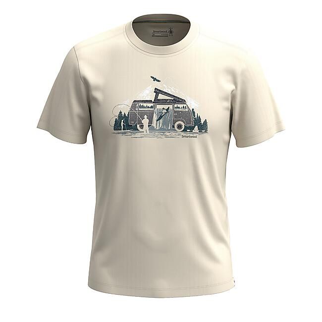 SMARTWOOL - T-SHIRT MC RIVER VAN GRAPHIC M