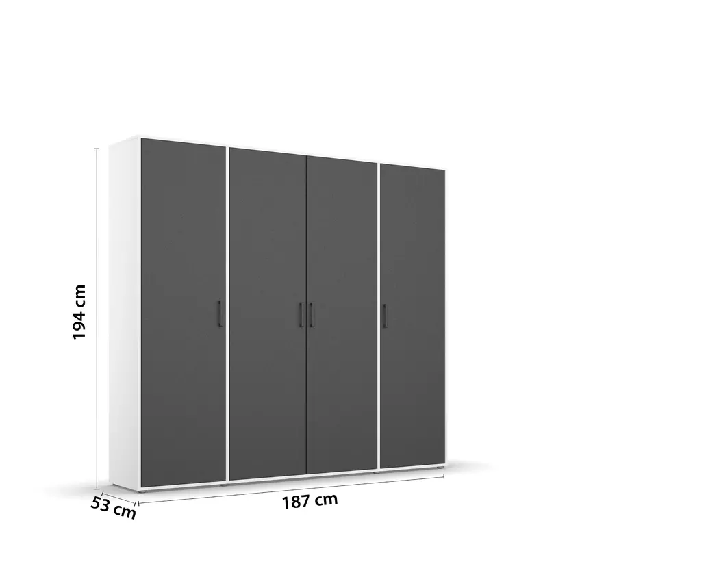 Kleiderschrank Voyager 187 x 194 cm