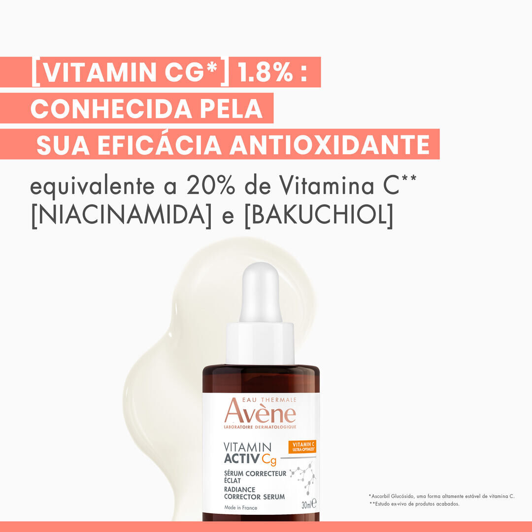 AVENE  Sérum Luminosidade Rugas Vitamina Cg - 30ml