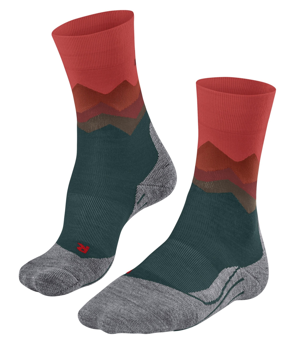 Falke TK2 Explore Crets Mann, Hiking Socks<br>Hiking Socks - med trendy fjellmønster!