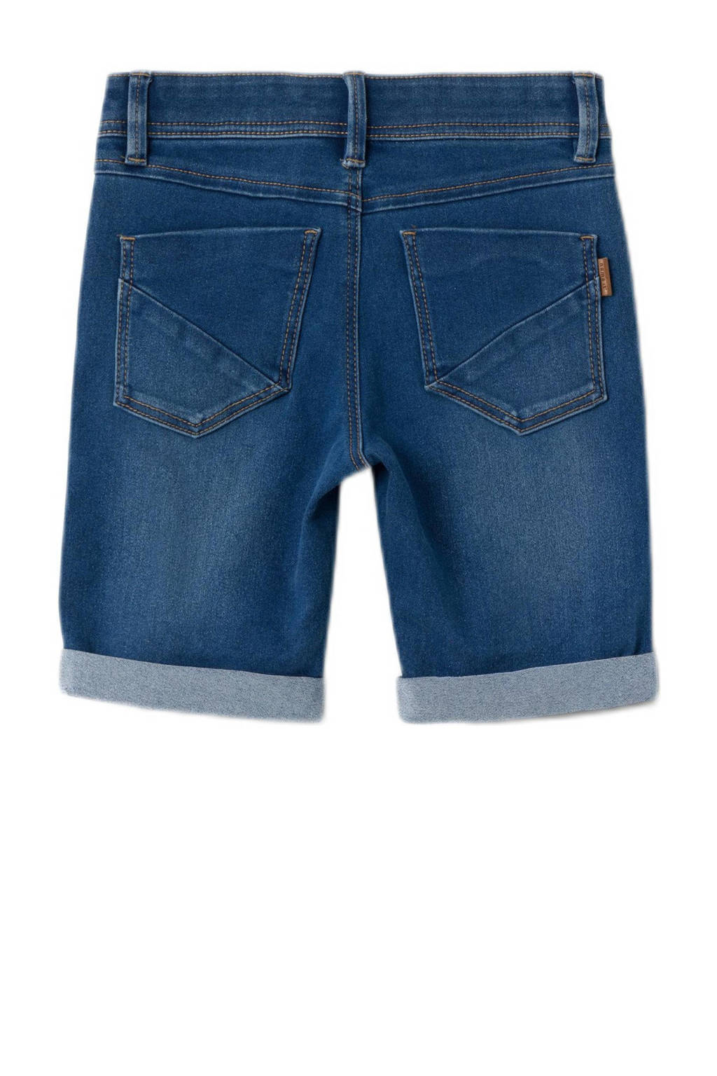 NAME IT slim fit denim short NKMSILAS medium blue denim