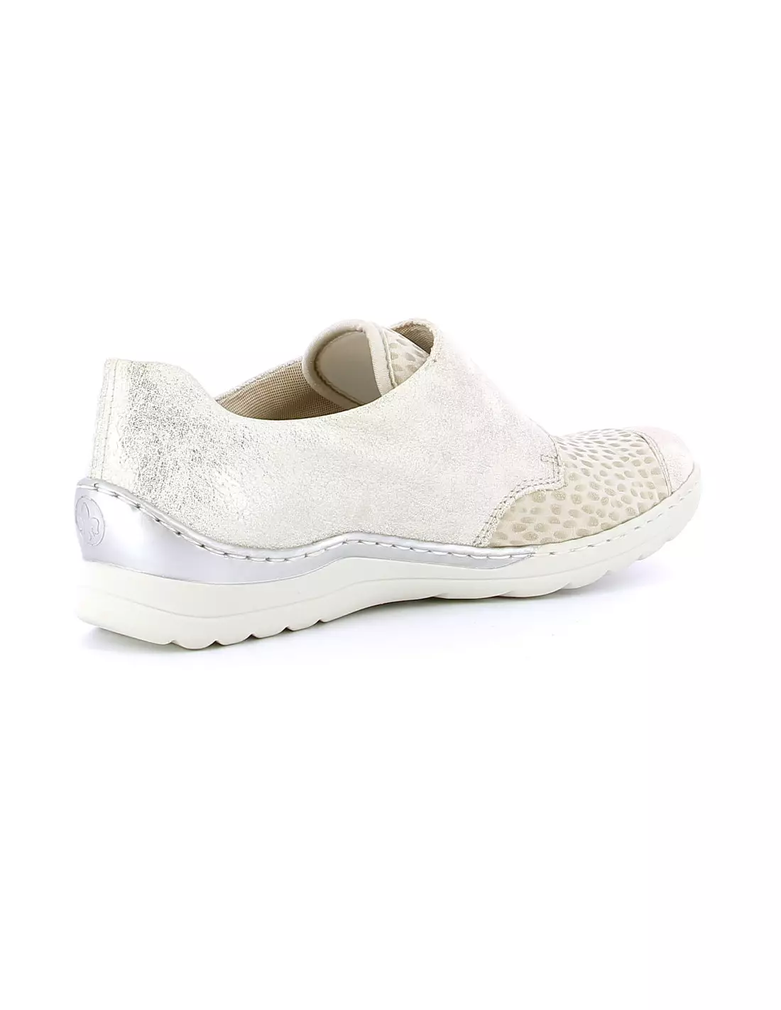 RIEKER 48951 - Baskets BEIGE-GOLD
