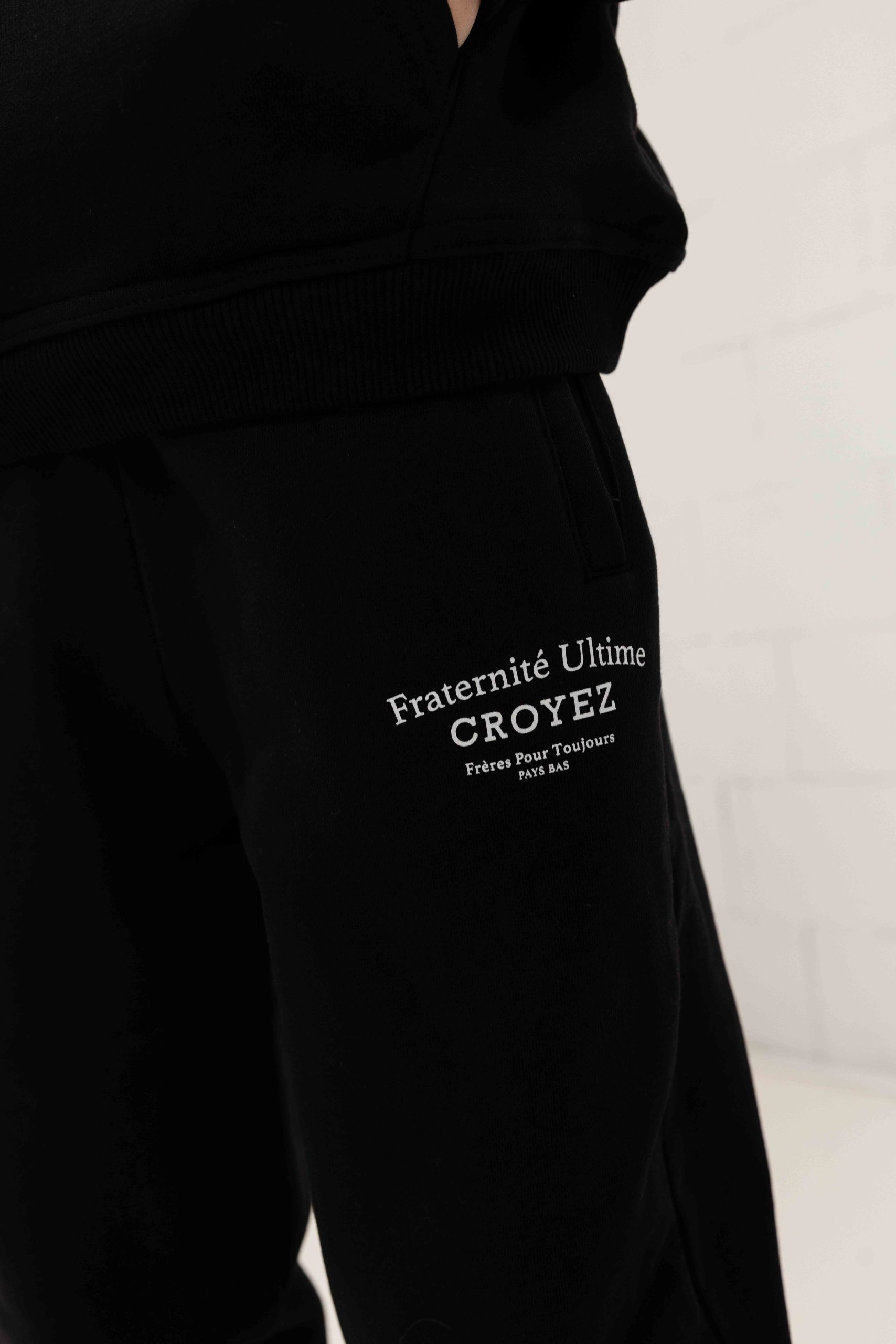 Croyez Fraternité Trainingspak Kids Zwart