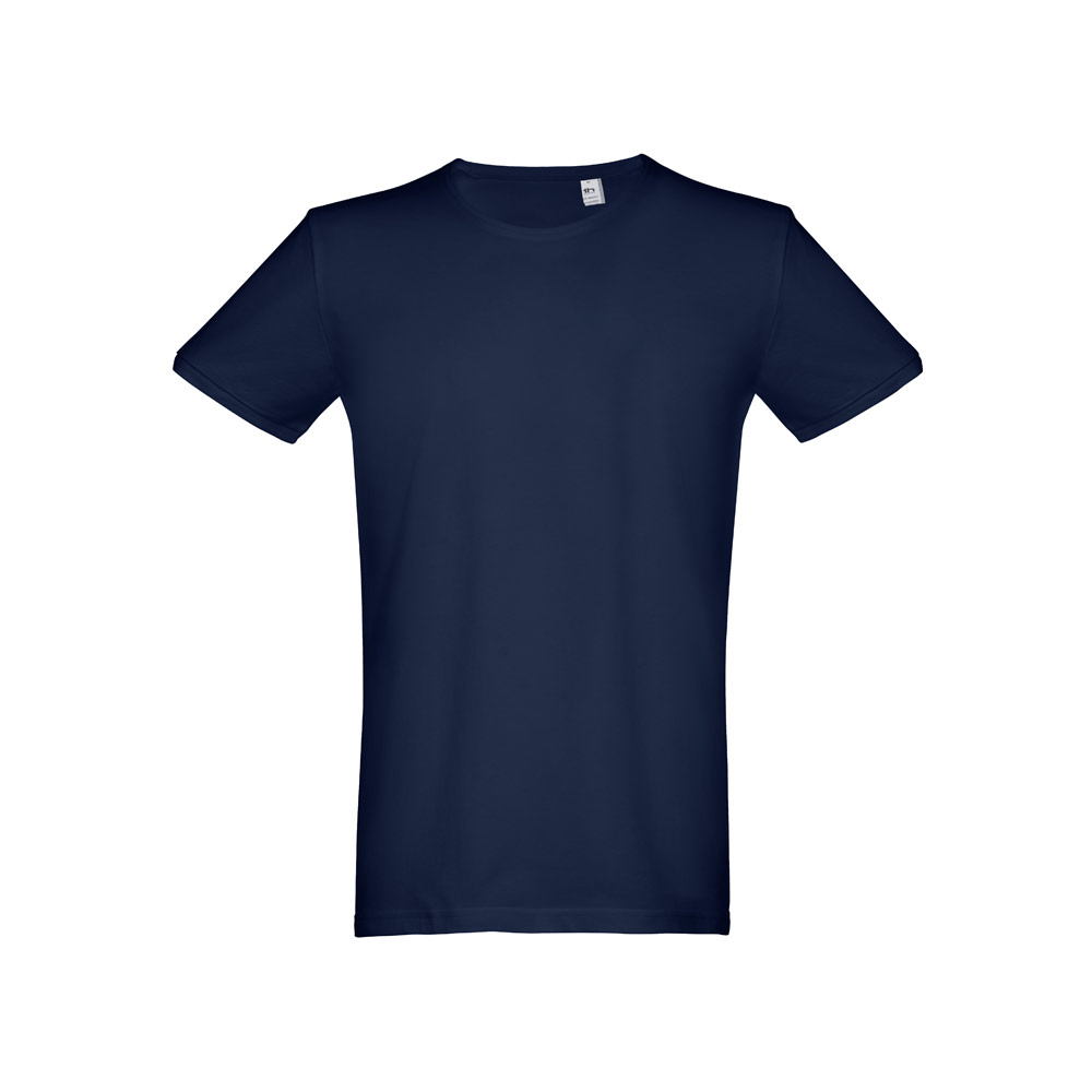 hi!dea 30186 - T-shirt manches courtes homme en coton peigné