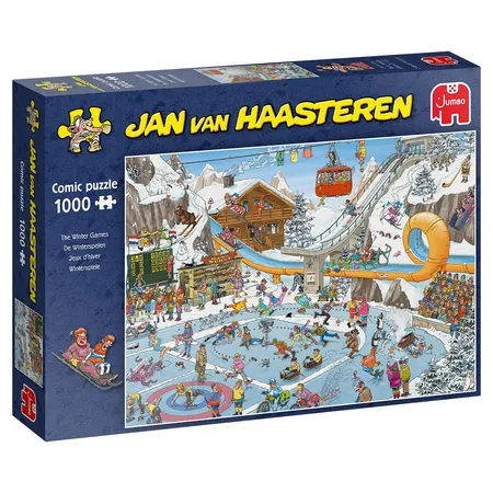 Jumbo Spiele Puzzle - Jan van Haasteren: Winterspiele, 1000 Teile