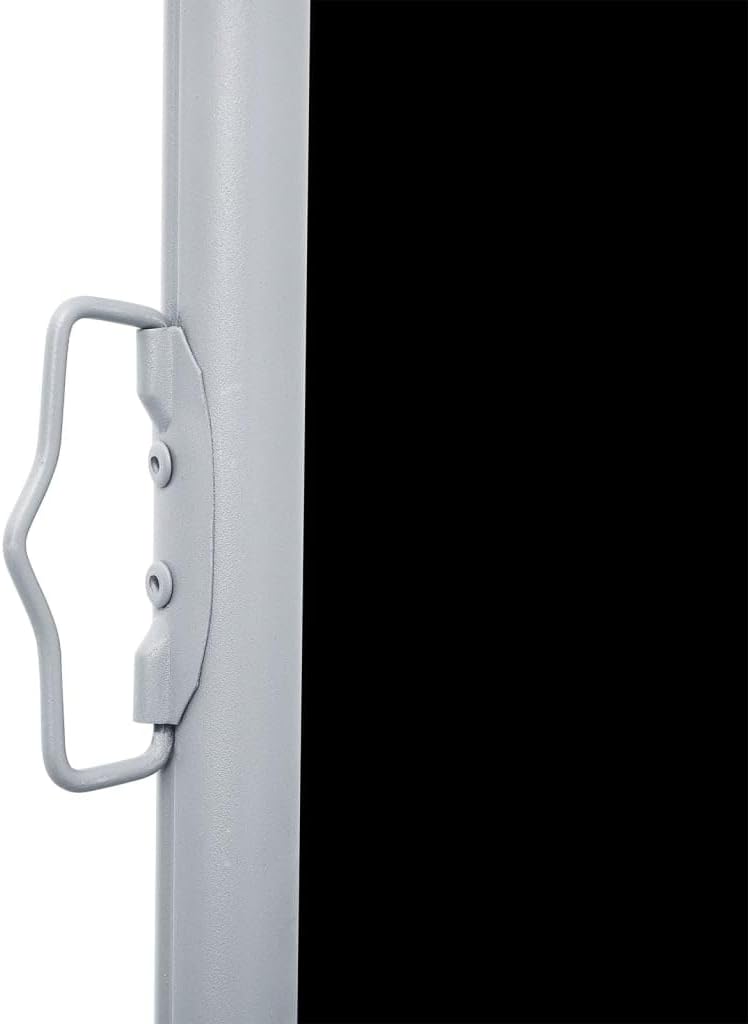 windschermen uittrekbaar - vidaXL Retractable Side Awning Black 39.4