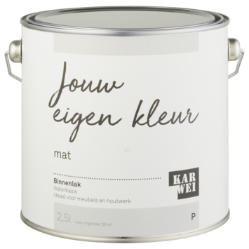 Karwei binnenlak mat 2,5 liter
